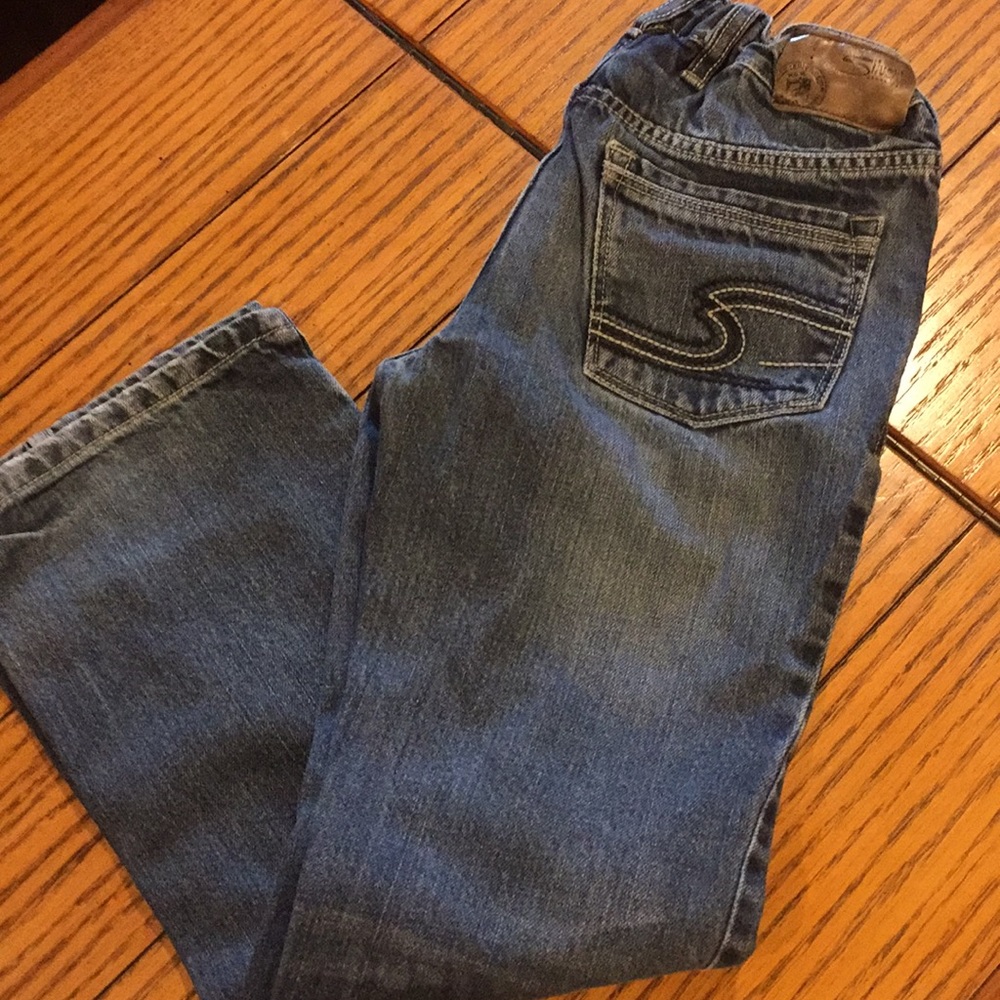 Boys Silver jeans size 10